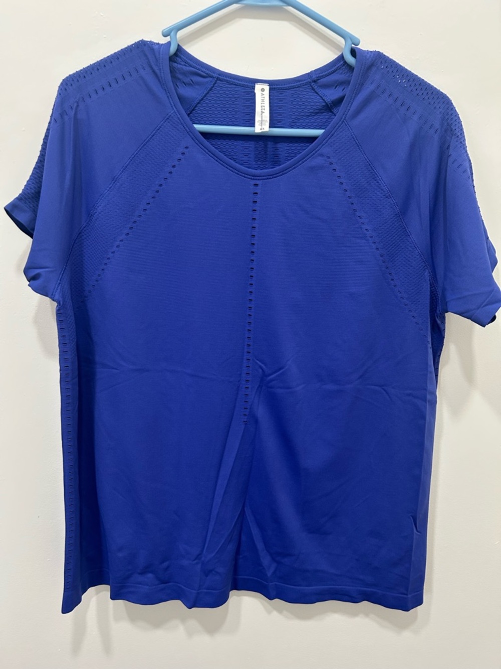 Athleta Royal Blue Short-Sleeve Active Tee
